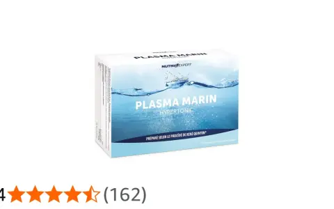 Boîte de plasma marin hypertonique NutriExpert, 30 ampoules. Découvrez les bienfaits de ce produit préparé selon le procédé de René Quinton.