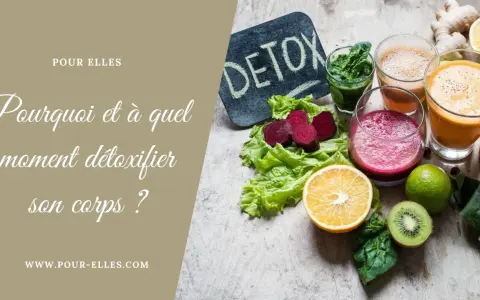 Verres de jus colorés, fruits et légumes frais sur fond de bois. L'image suggère comment détoxifier son corps avec des boissons saines.