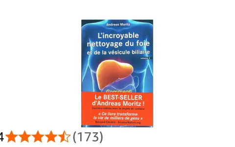 Livre "L'incroyable nettoyage du foie et de la vésicule biliaire" d'Andreas Moritz. Guide pour comment nettoyer son foie et pancréas naturellement.