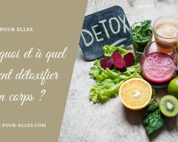 Verres de jus colorés, fruits et légumes frais sur fond de bois. L'image suggère comment détoxifier son corps avec des boissons saines.